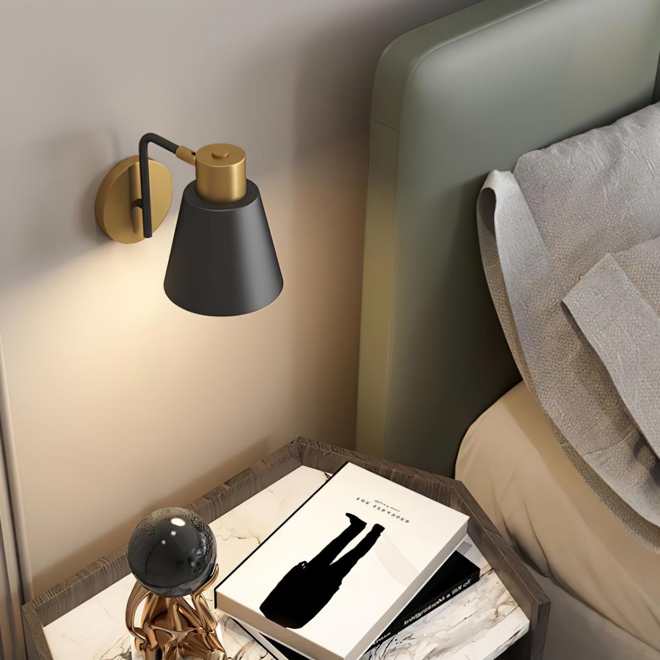 Adjustable Arm Wall Light, Hardwired Wall Sconce, detail 3