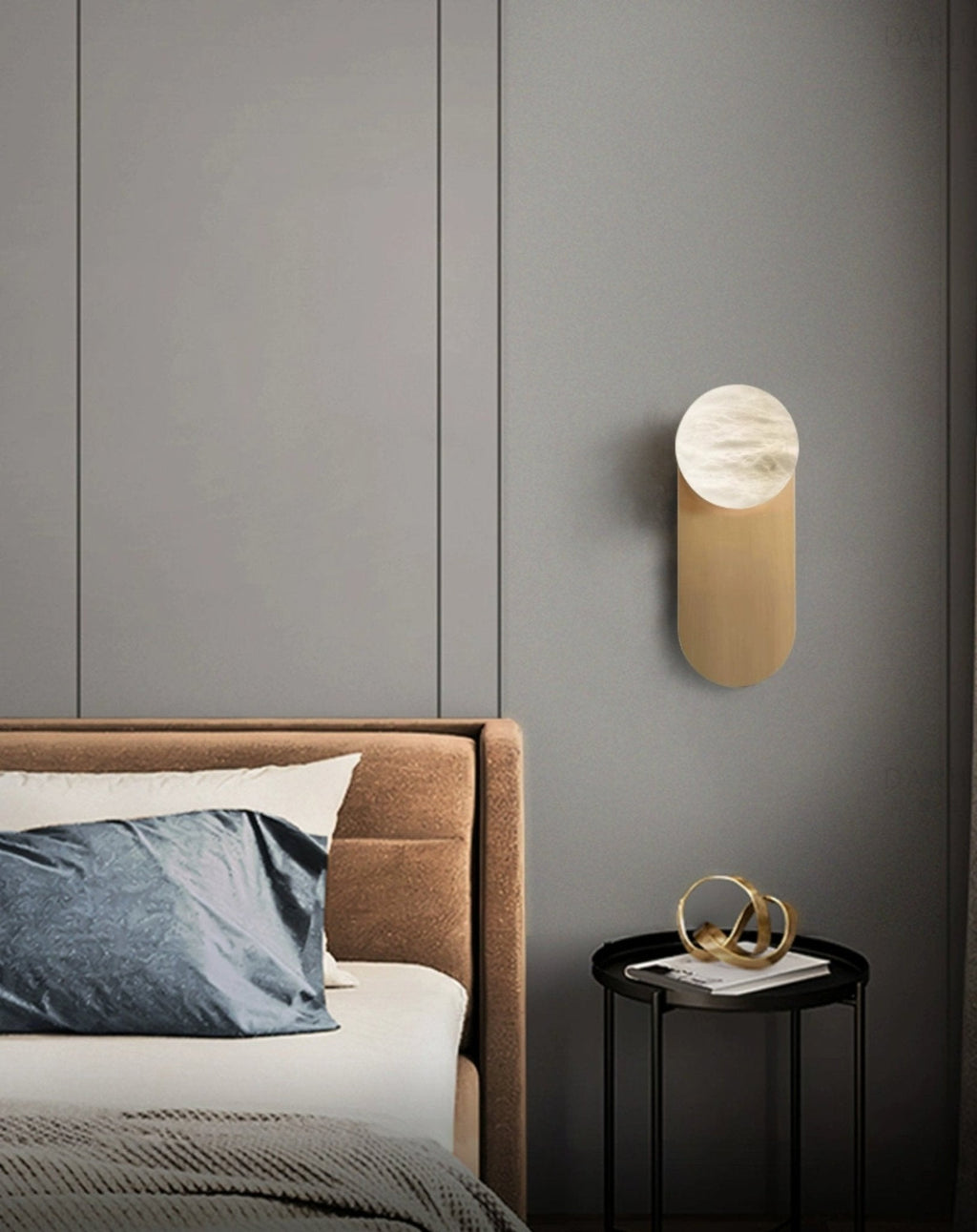 Adrion Alabaster Wall Light, Hardwired Wall Sconce, detail 7