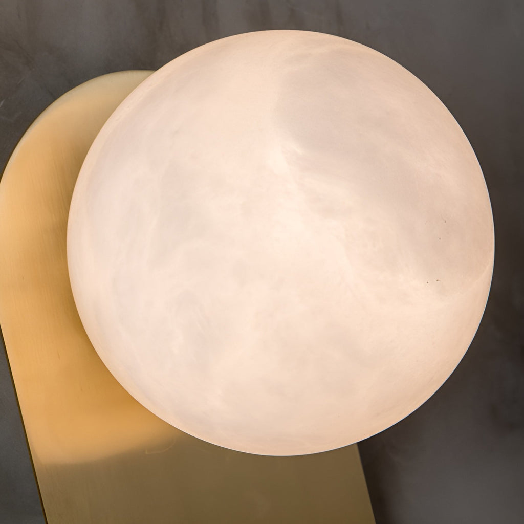 Adrion Alabaster Wall Light, Hardwired Wall Sconce, detail 16