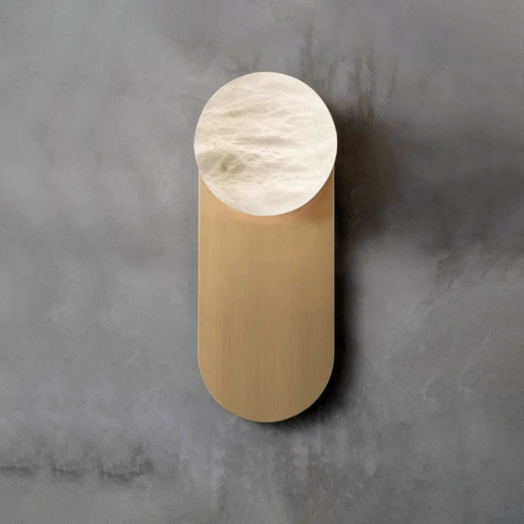 Adrion Alabaster Wall Light, Hardwired Wall Sconce, detail 3