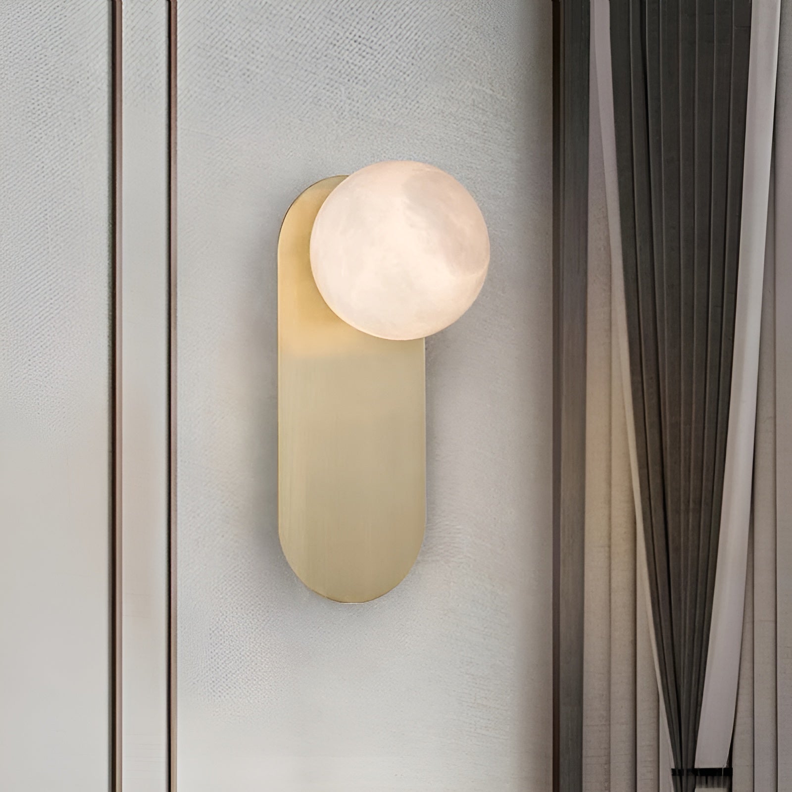 Adrion Alabaster Wall Light, Hardwired Wall Sconce, detail 11