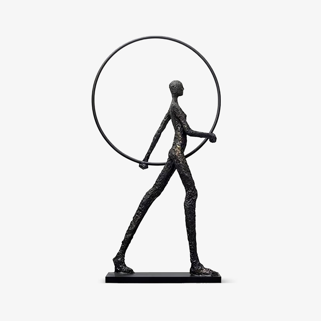 Aeon Sculpture Floor Light, Floor Lamp, Metal, ∅ 41.3″ x H 70.8″