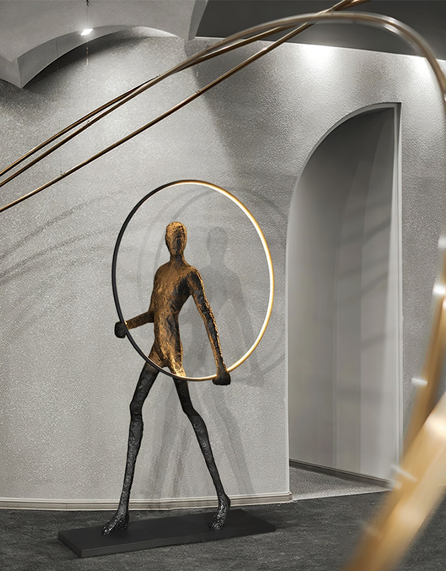 Aeon Sculpture Floor Light, Floor Lamp, detail 12