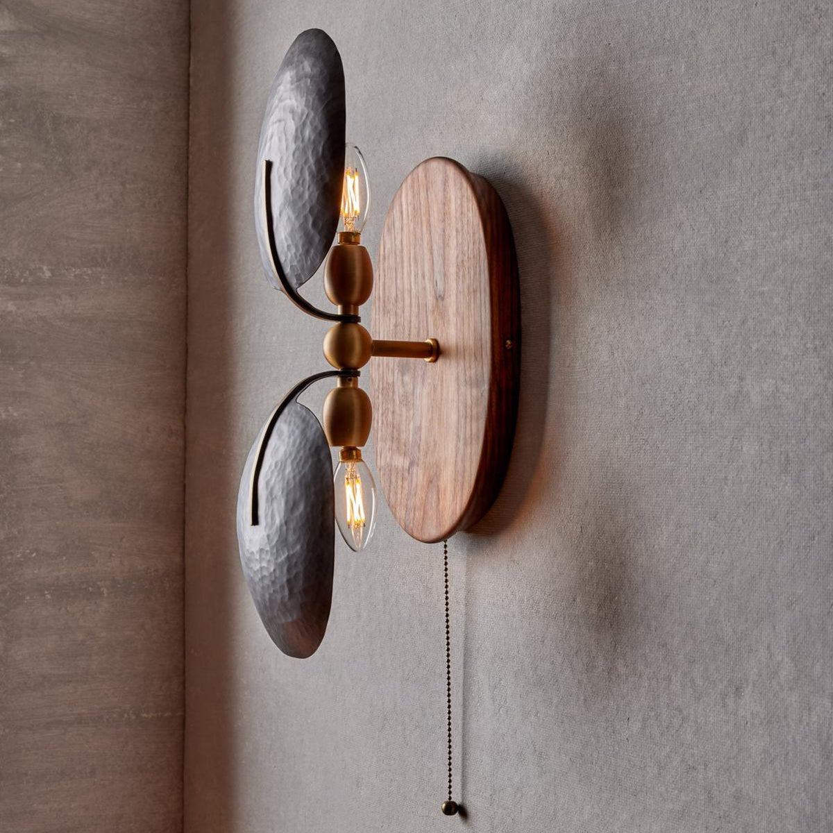 Aero Fan Wall Light, Hardwired Wall Sconce, detail 18