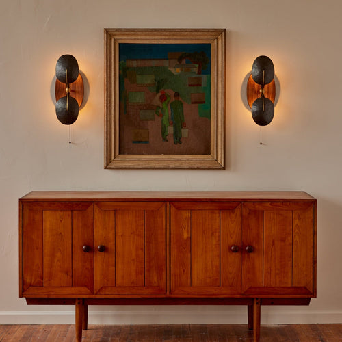 Aero Fan Wall Light, Hardwired Wall Sconce, detail 2