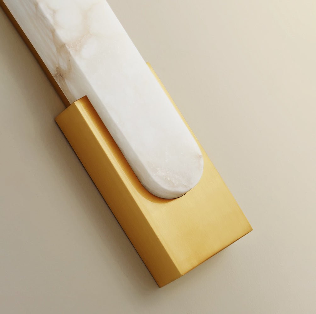 Agatha Alabaster Wall Light, Hardwired Wall Sconce, detail 20