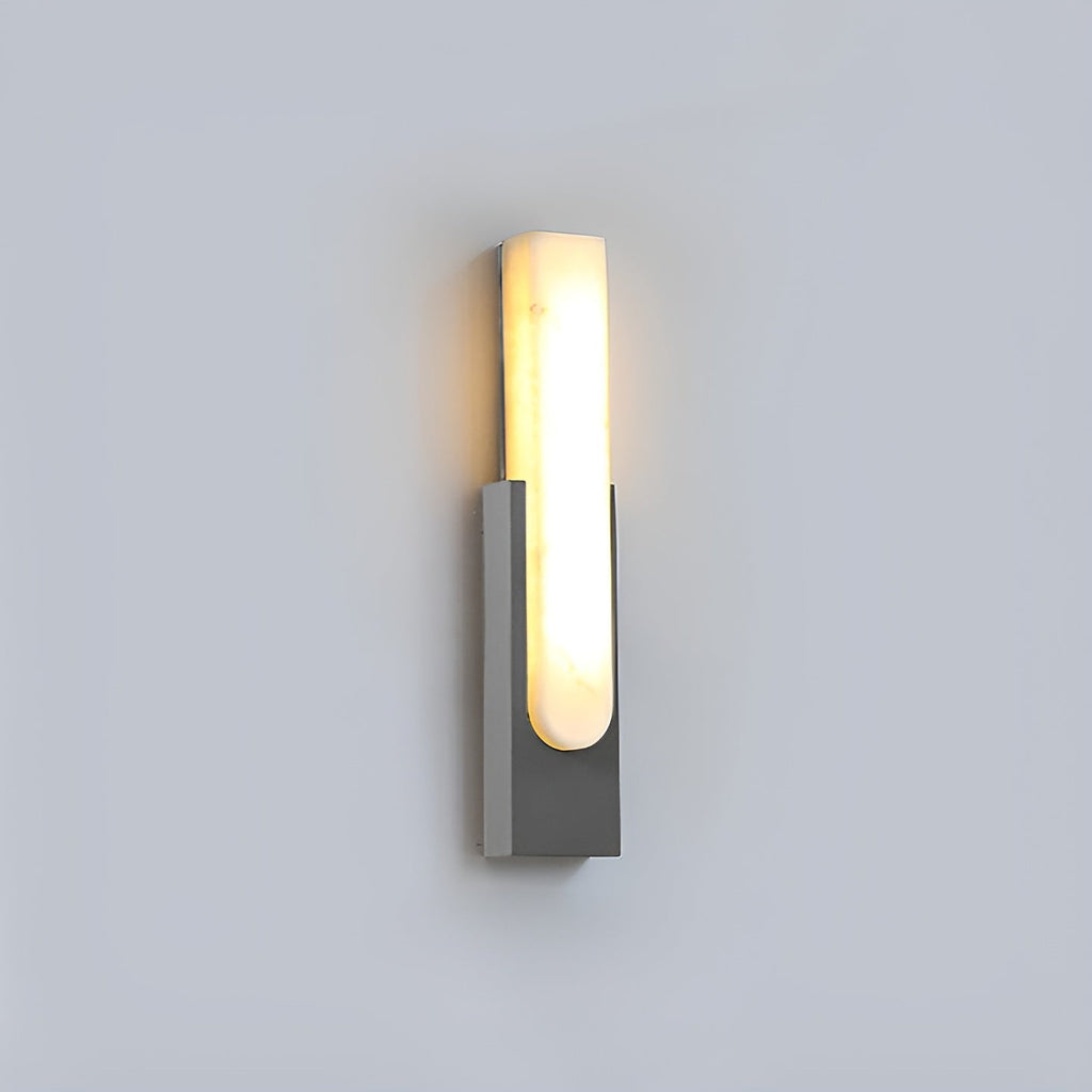 Agatha Alabaster Wall Light, Hardwired Wall Sconce, detail 30