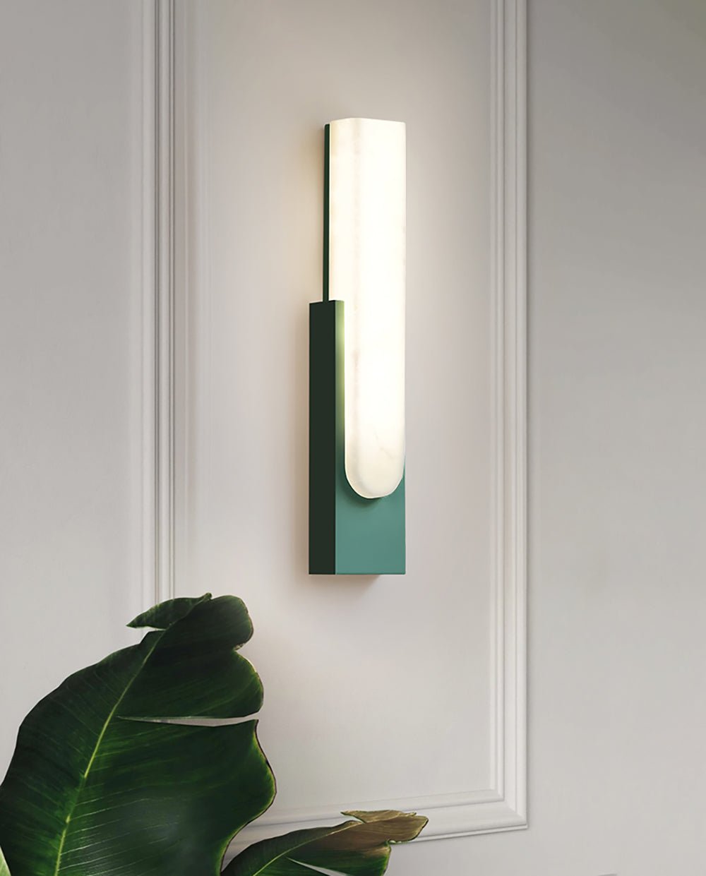 Agatha Alabaster Wall Light, Hardwired Wall Sconce, detail 8