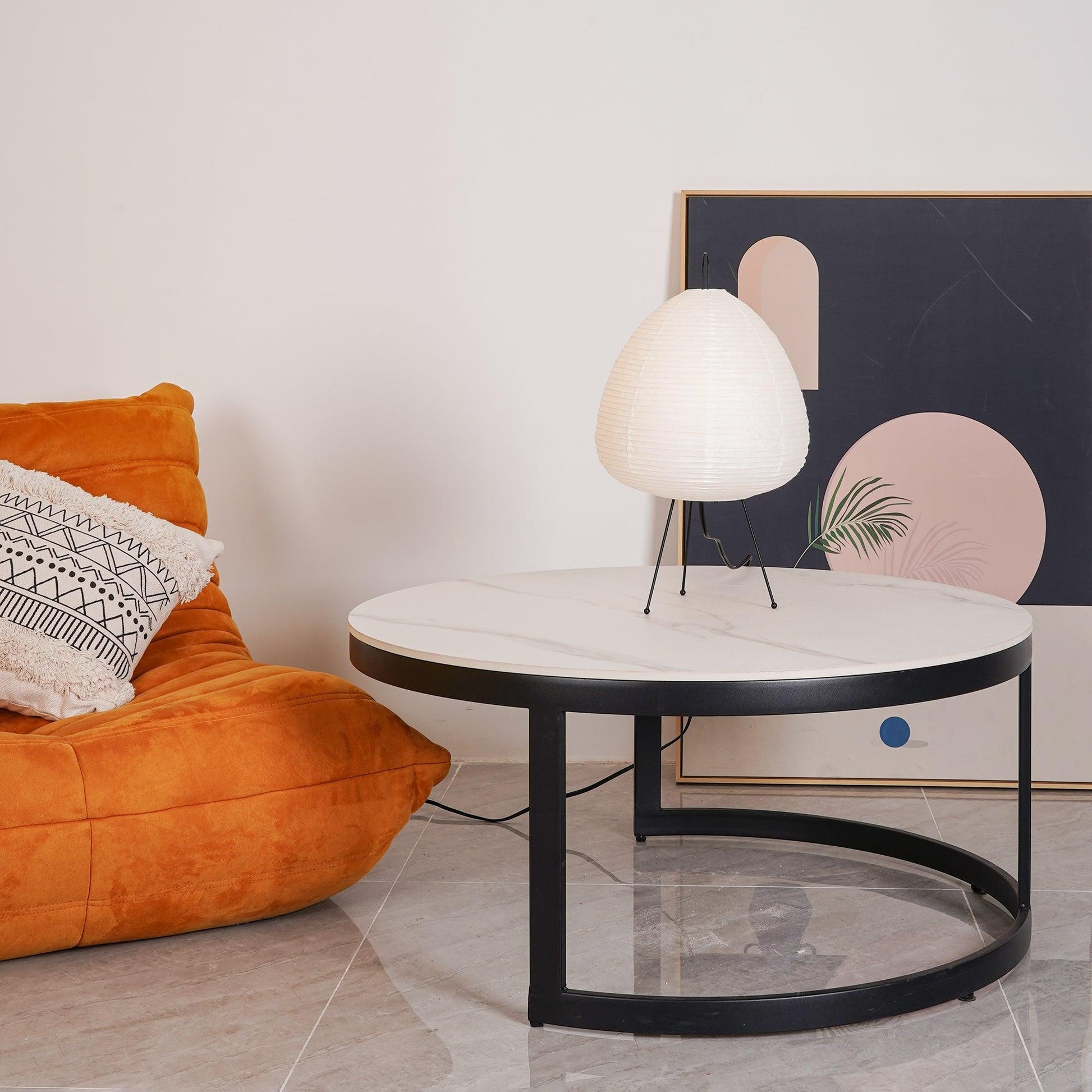 Washi Paper Table Light, Bedside Table Lamp, detail 77