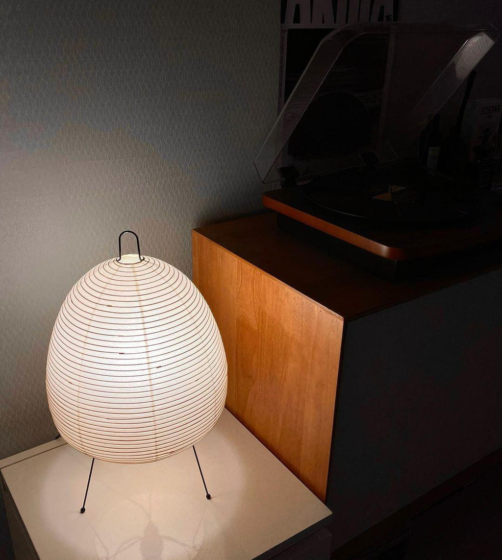 Washi Paper Table Light, Bedside Table Lamp, detail 30