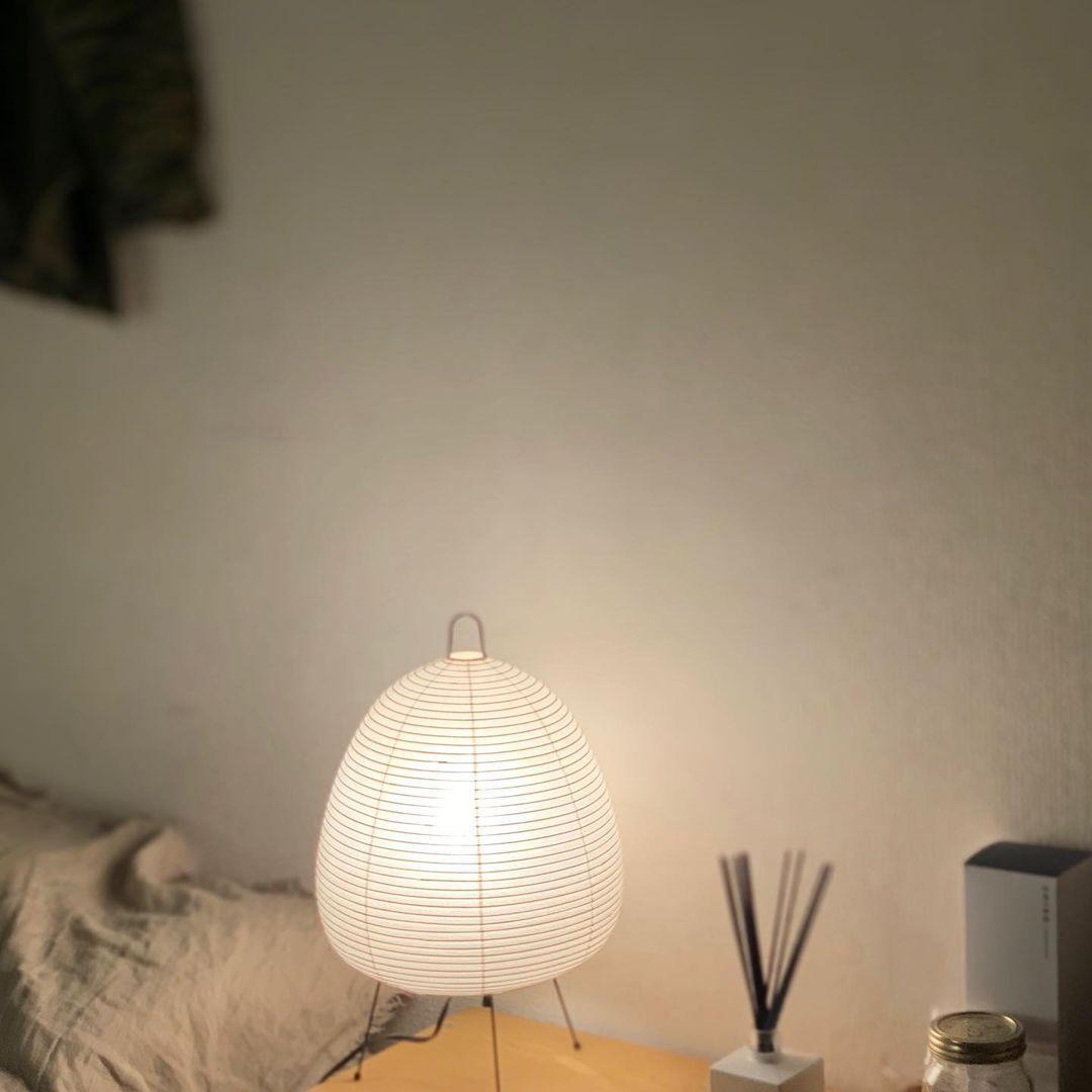 Washi Paper Table Light, Bedside Table Lamp, detail 15