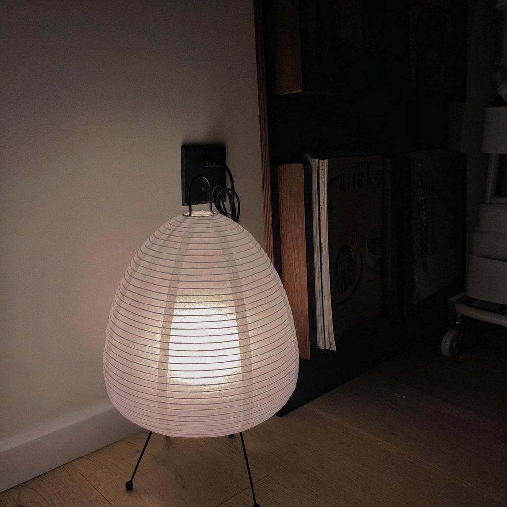 Washi Paper Table Light, Bedside Table Lamp, detail 17