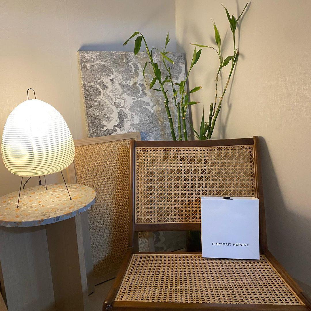 Washi Paper Table Light, Bedside Table Lamp, detail 48