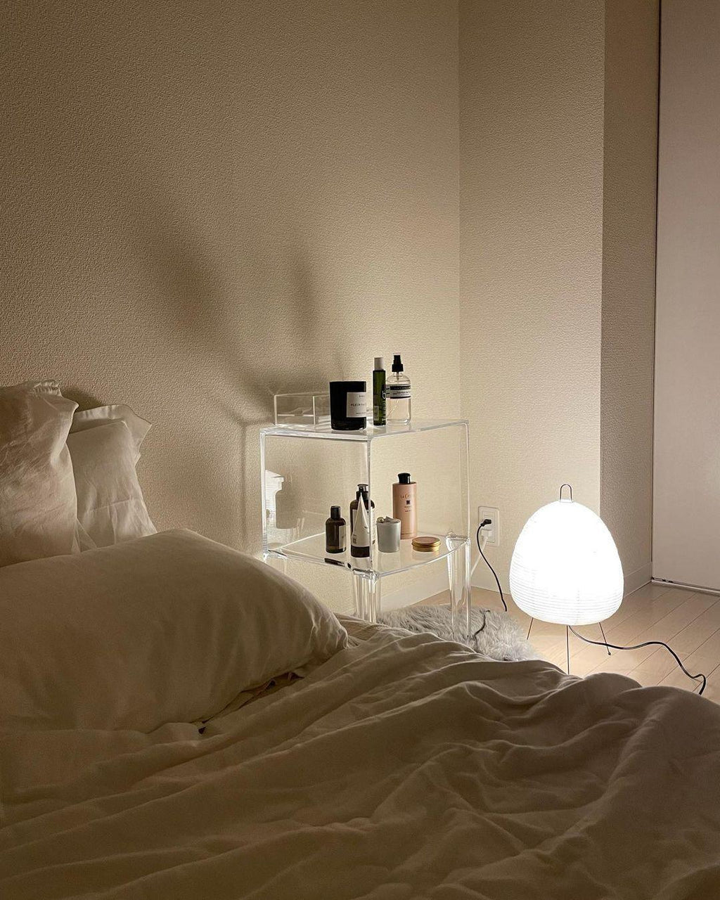 Washi Paper Table Light, Bedside Table Lamp, detail 51