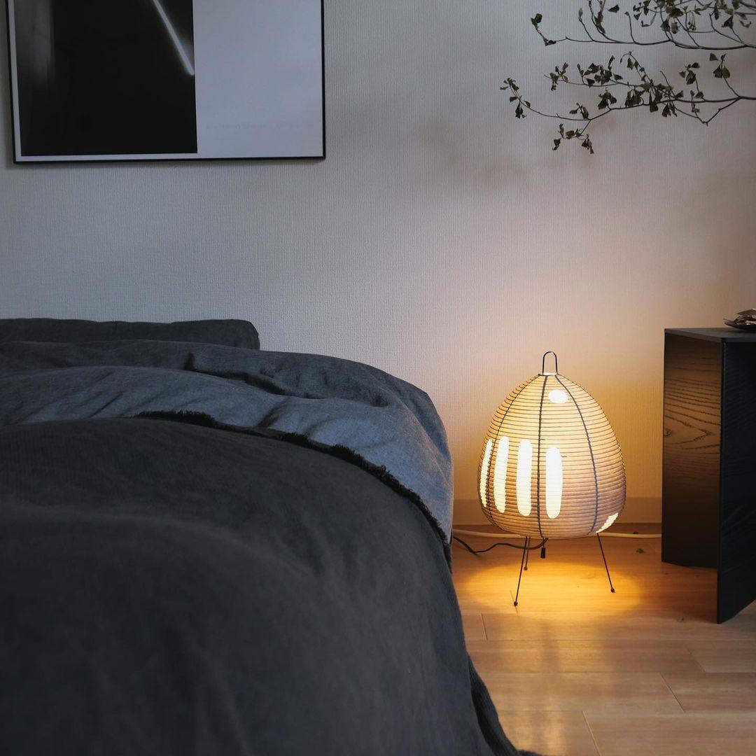 Washi Paper Table Light, Bedside Table Lamp, detail 56