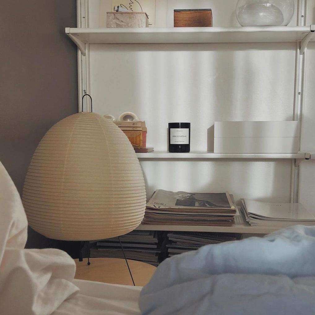 Washi Paper Table Light, Bedside Table Lamp, detail 19
