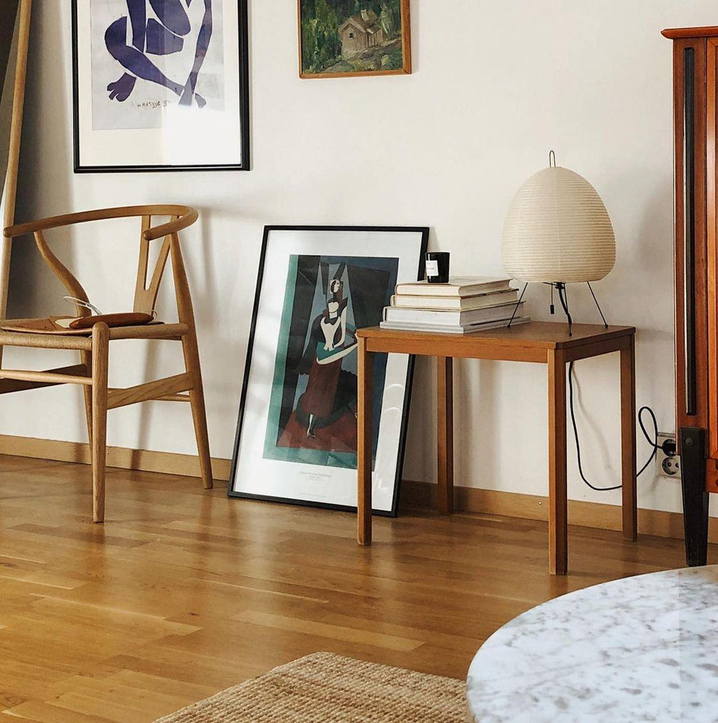 Washi Paper Table Light, Bedside Table Lamp, detail 20