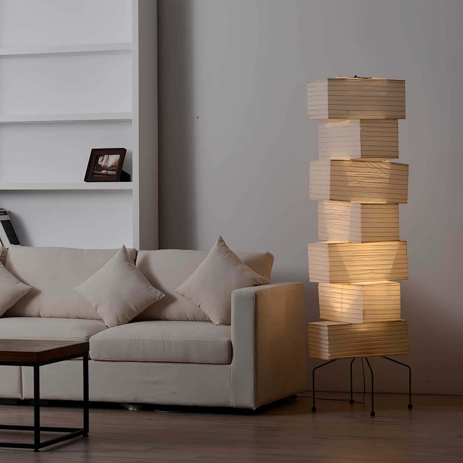 Lana Stacked Floor Light, Floor Lamp, detail 17