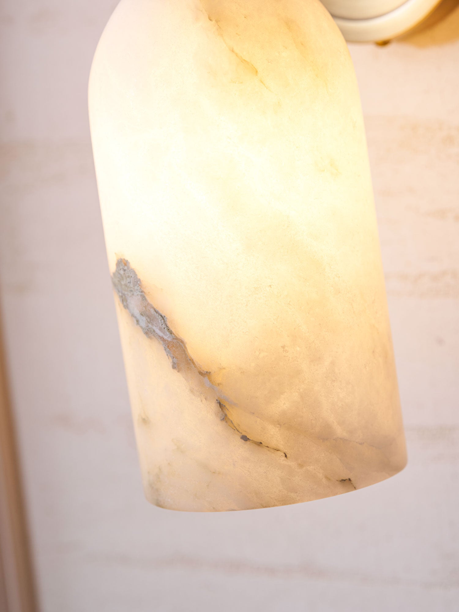 Alabaster Nexus Wall Light, Hardwired Wall Sconce, detail 21