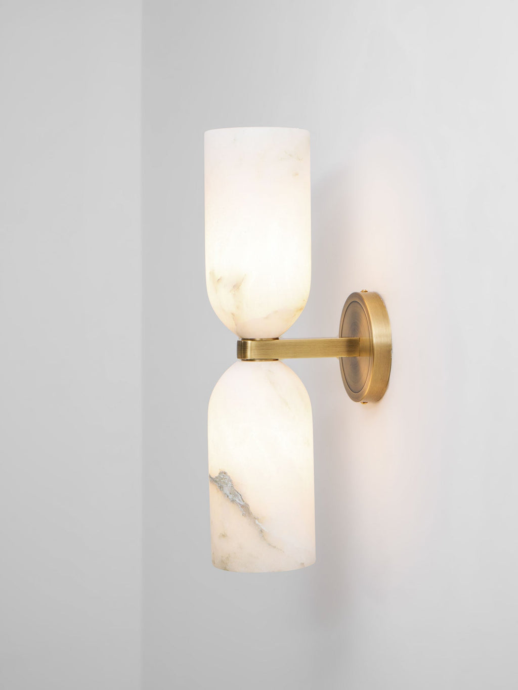 Alabaster Nexus Wall Light, Hardwired Wall Sconce, detail 22