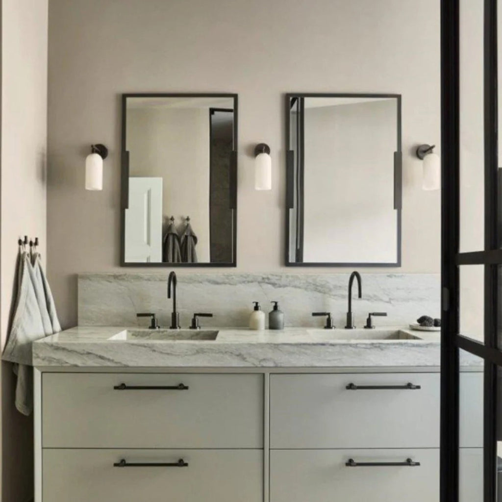 Alabaster Pillar Alabaster Wall Light - Dia 8cm x H 18cm Metal, Hardwired Wall Sconce, detail 7