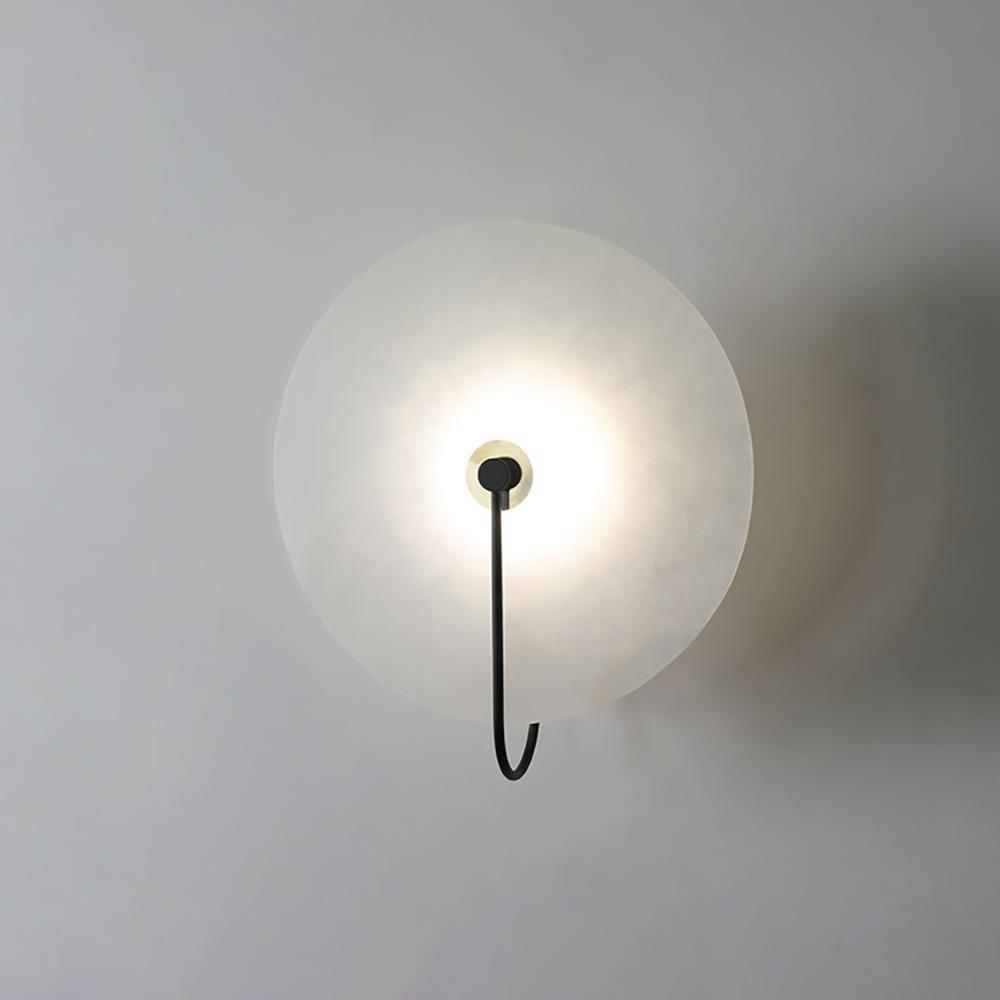 Alabaster LED Wall Light, Hardwired Wall Sconce, detail 14