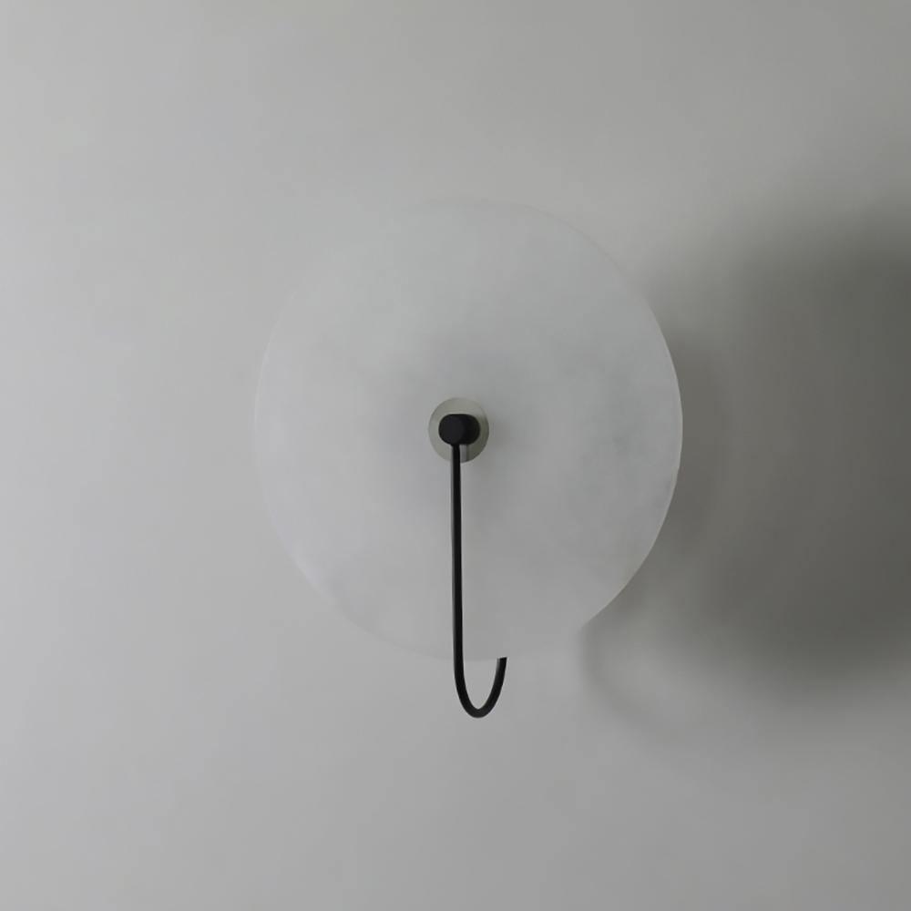 Alabaster LED Wall Light, Hardwired Wall Sconce, detail 29