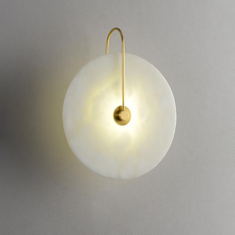Alabaster LED Wall Light, Hardwired Wall Sconce, detail 16