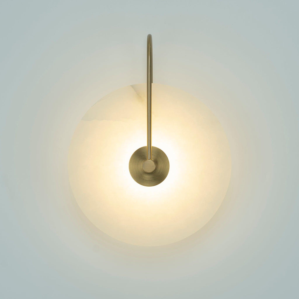 Alabaster LED Wall Light, Hardwired Wall Sconce, detail 30