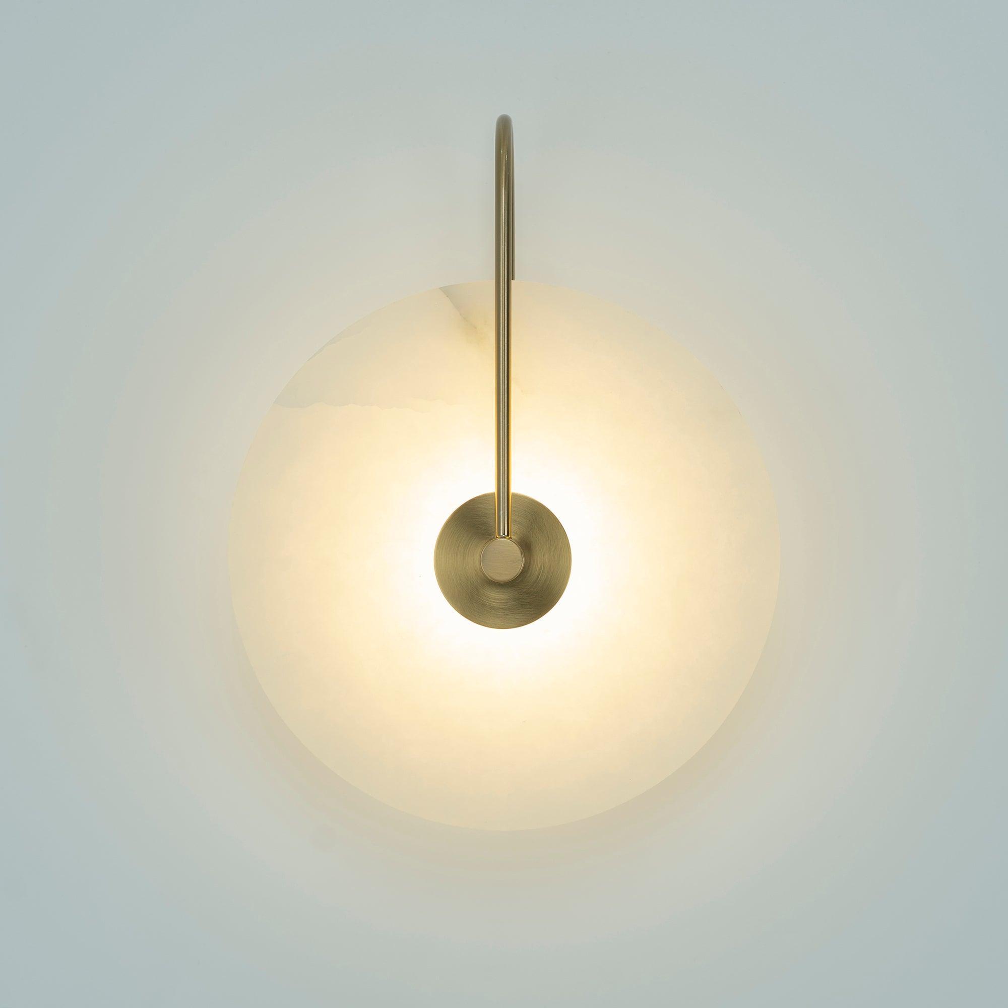Alabaster LED Wall Light, Hardwired Wall Sconce, detail 30