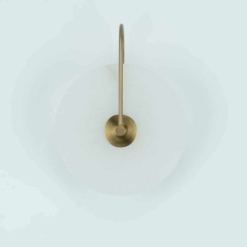 Alabaster LED Wall Light, Hardwired Wall Sconce, detail 31