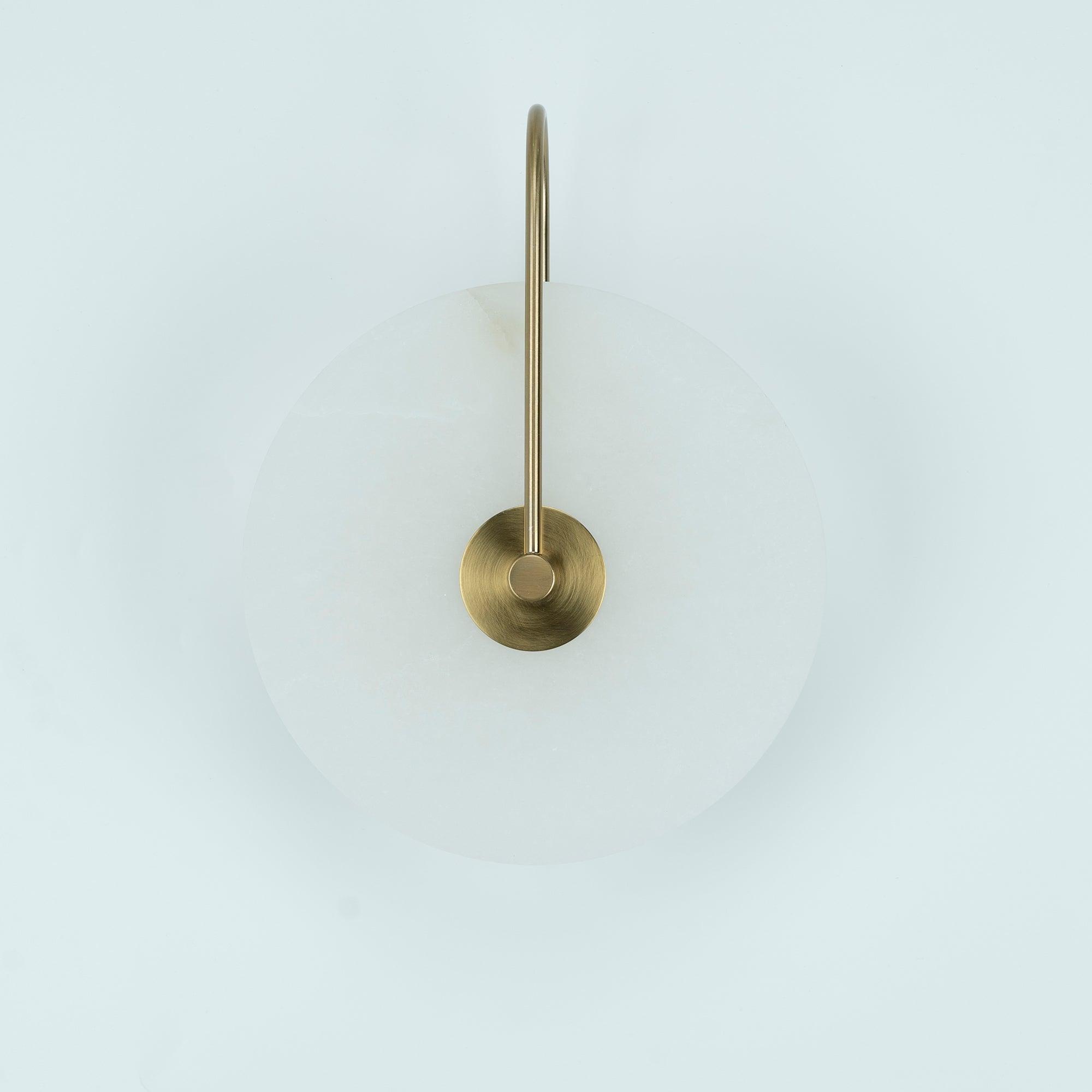 Alabaster LED Wall Light, Hardwired Wall Sconce, detail 31