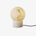 Marble Ball Table Light, Bedside Table Lamp, Metal, ∅ 7.1″ x H 9.1″