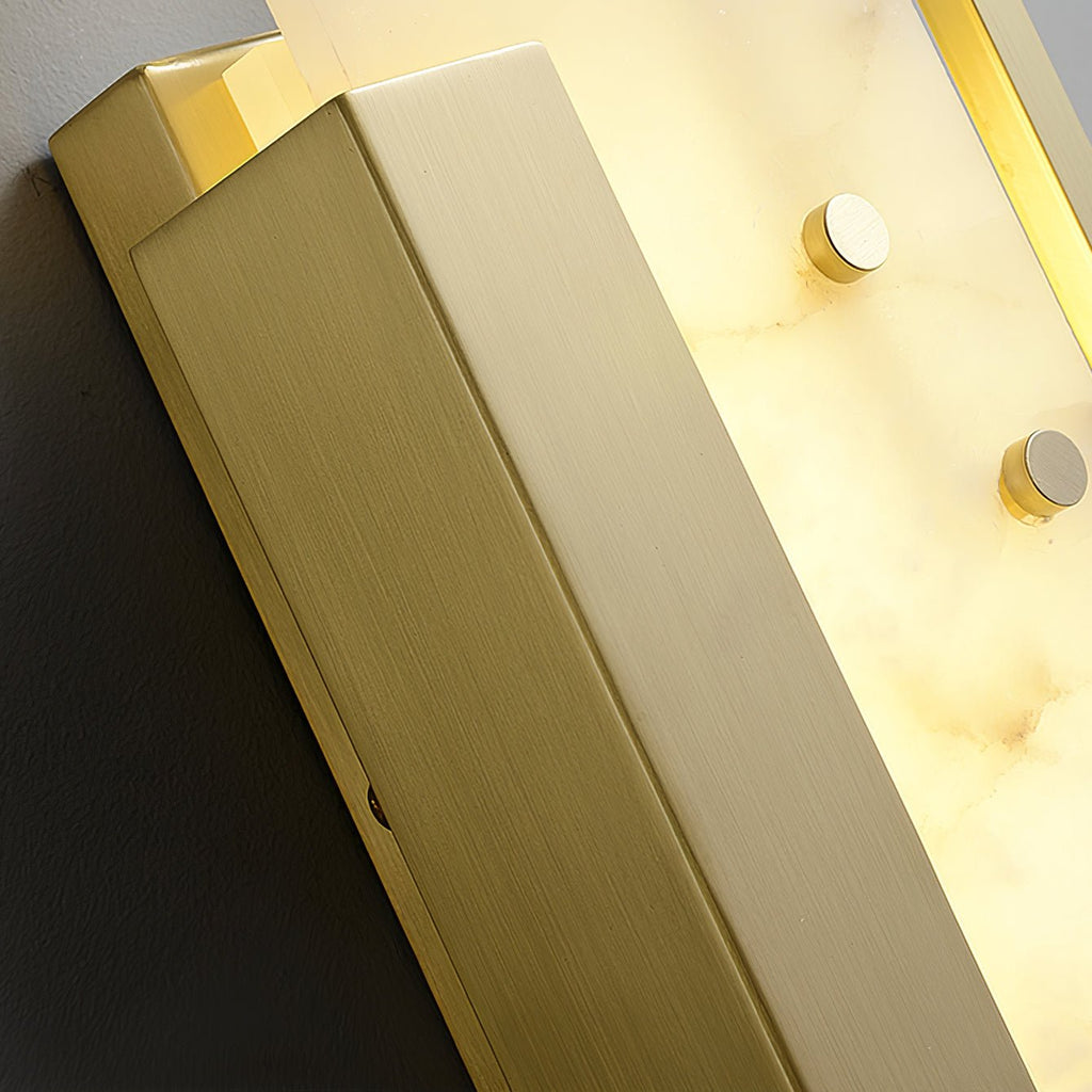 Althea Alabaster Wall Light, Hardwired Wall Sconce, detail 18