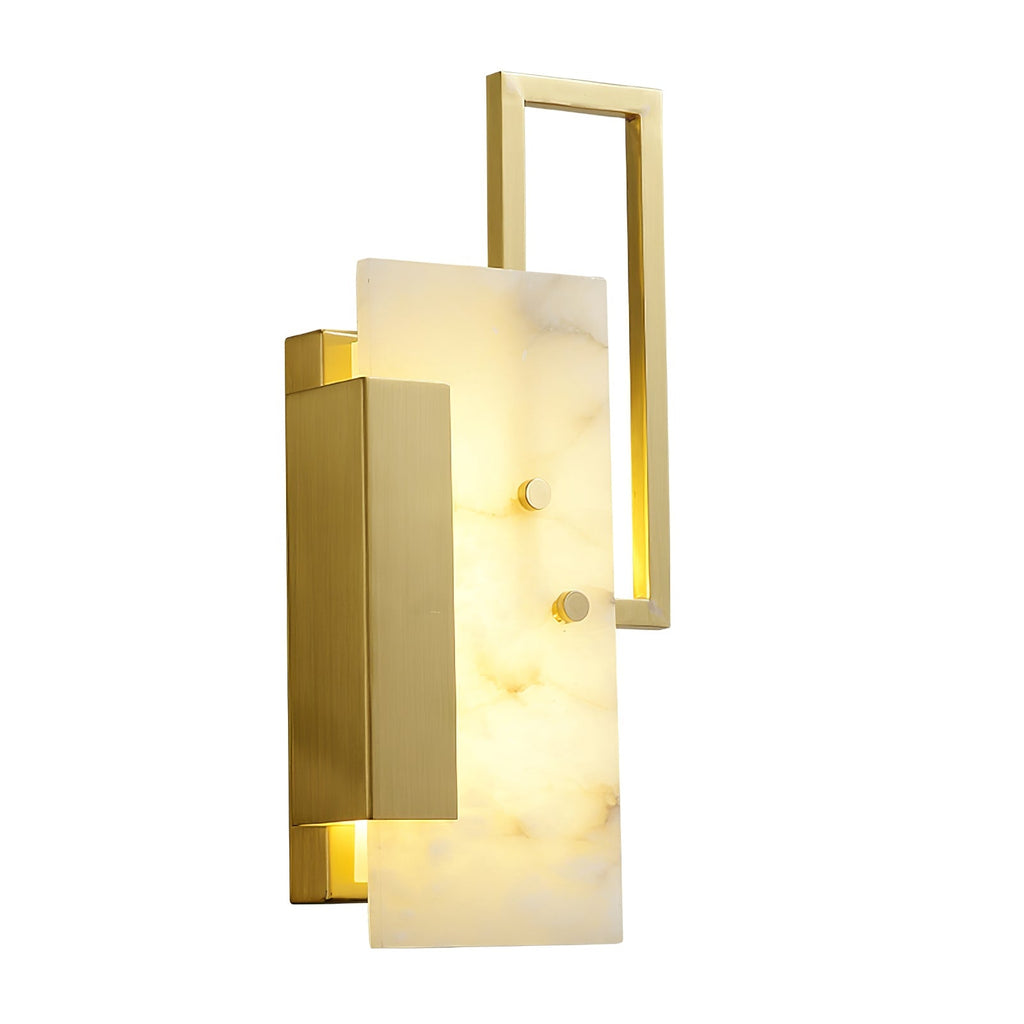 Althea Alabaster Wall Light, Hardwired Wall Sconce, detail 26