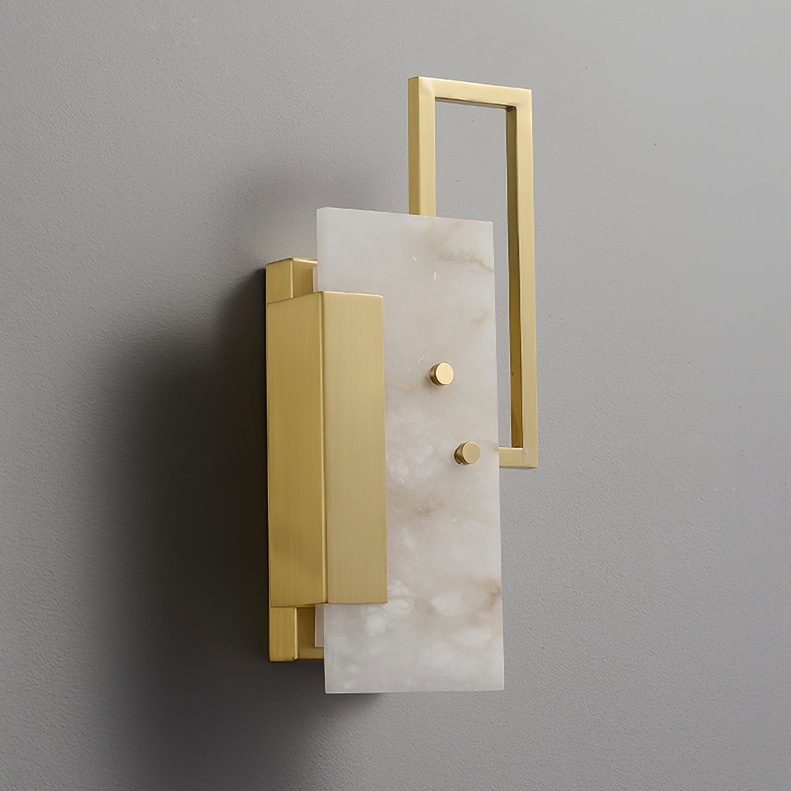 Althea Alabaster Wall Light, Hardwired Wall Sconce, detail 15