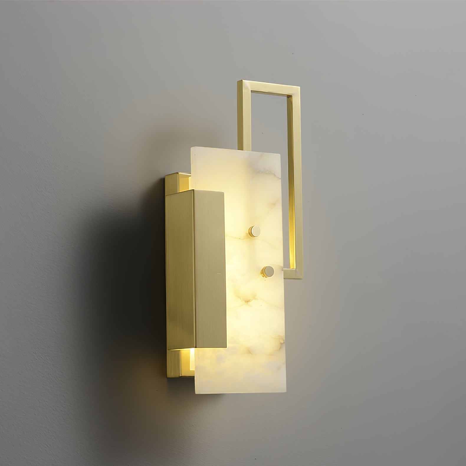 Althea Alabaster Wall Light, Hardwired Wall Sconce, detail 28