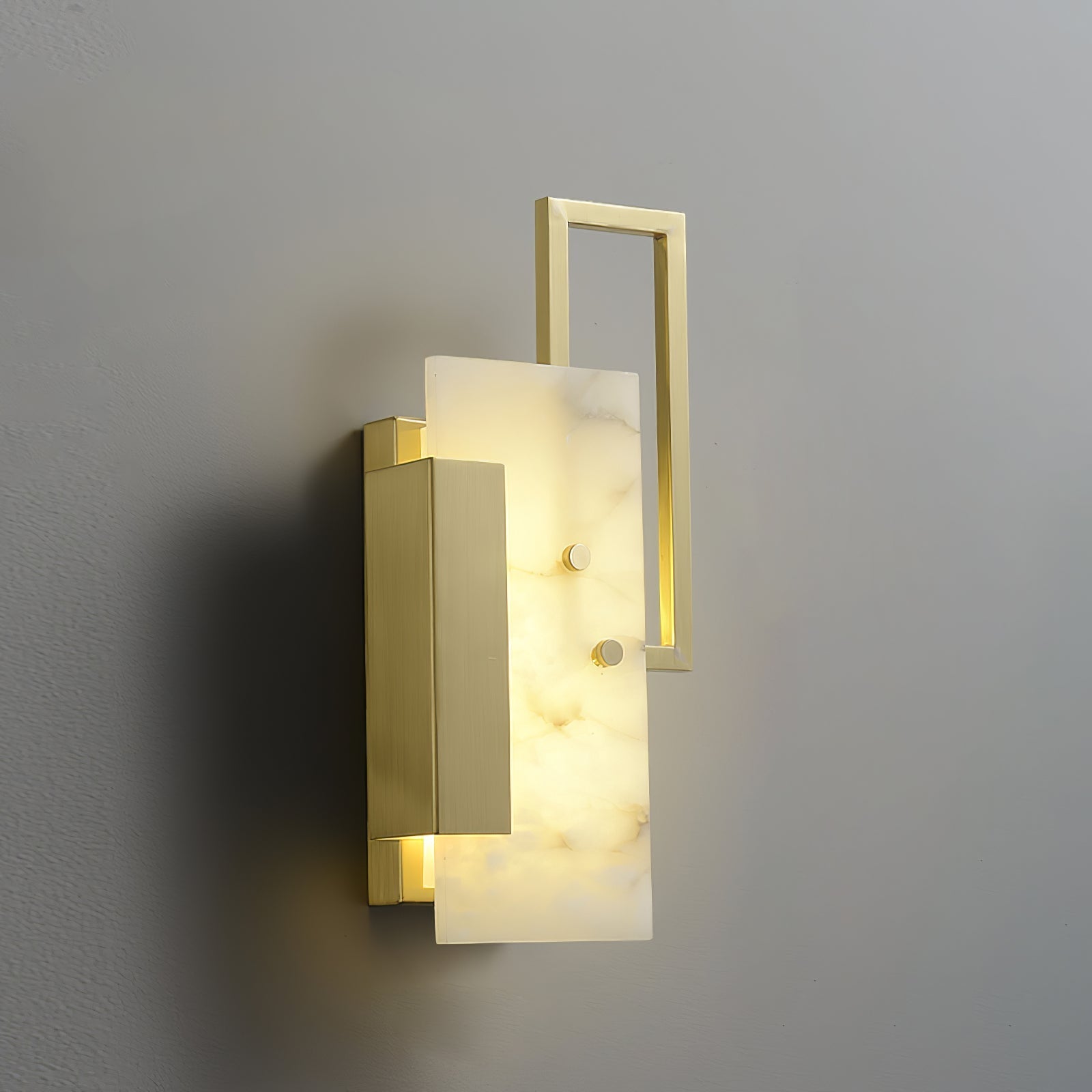 Althea Alabaster Wall Light, Hardwired Wall Sconce, detail 20
