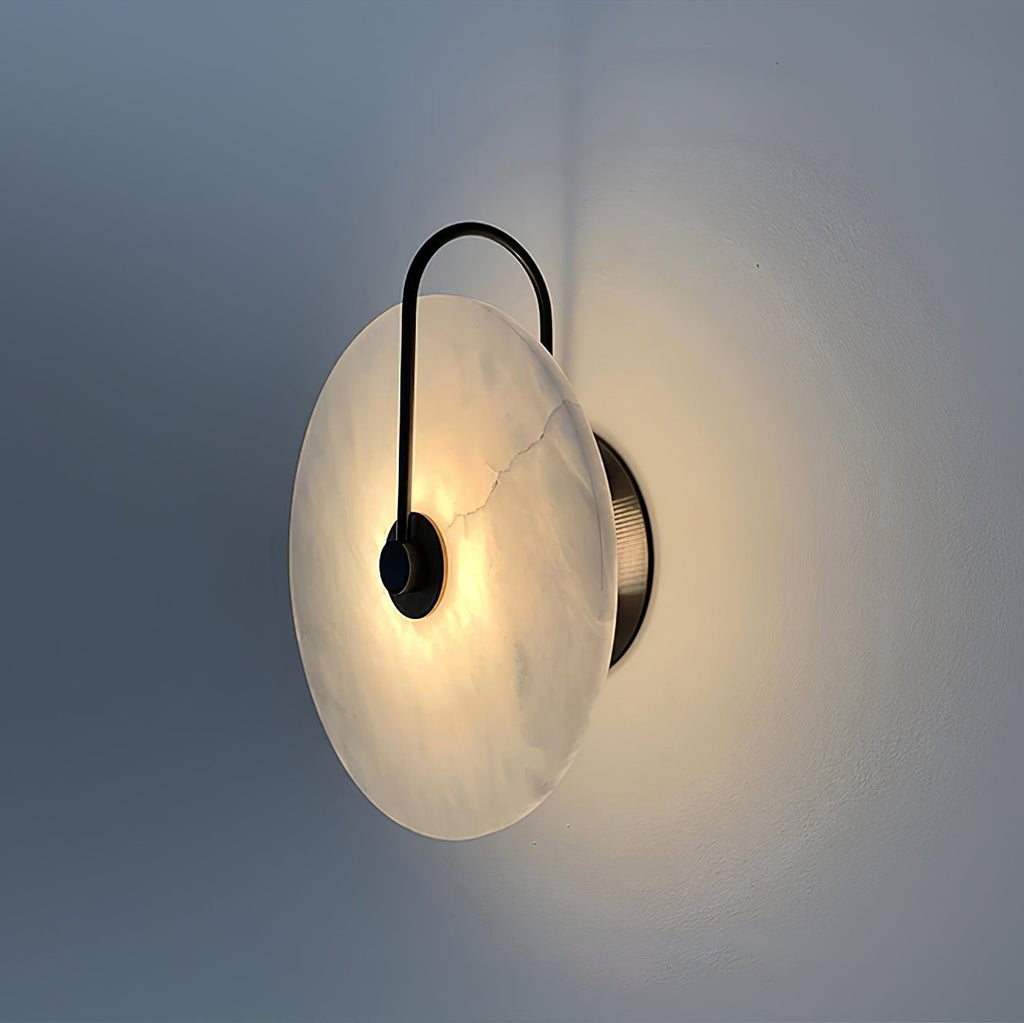Alabaster LED Wall Light, Hardwired Wall Sconce, detail 37