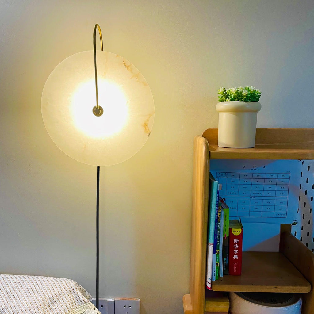 Alabaster Plug-In LED Wall Light, Plug-In Wall Sconce, detail 18