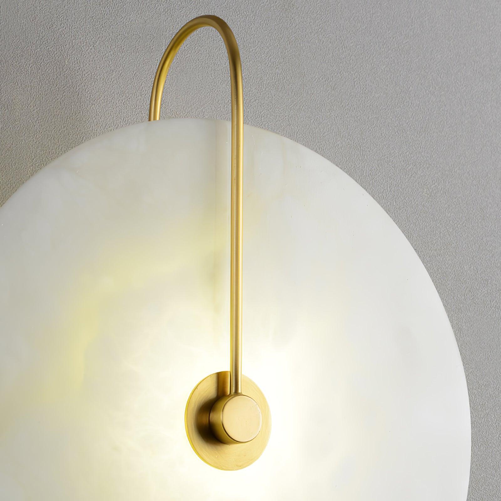 Alabaster Plug-In LED Wall Light, Plug-In Wall Sconce, detail 25
