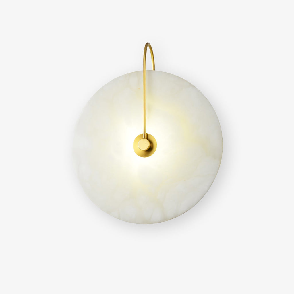 Alabaster LED Wall Light, Hardwired Wall Sconce, detail 22