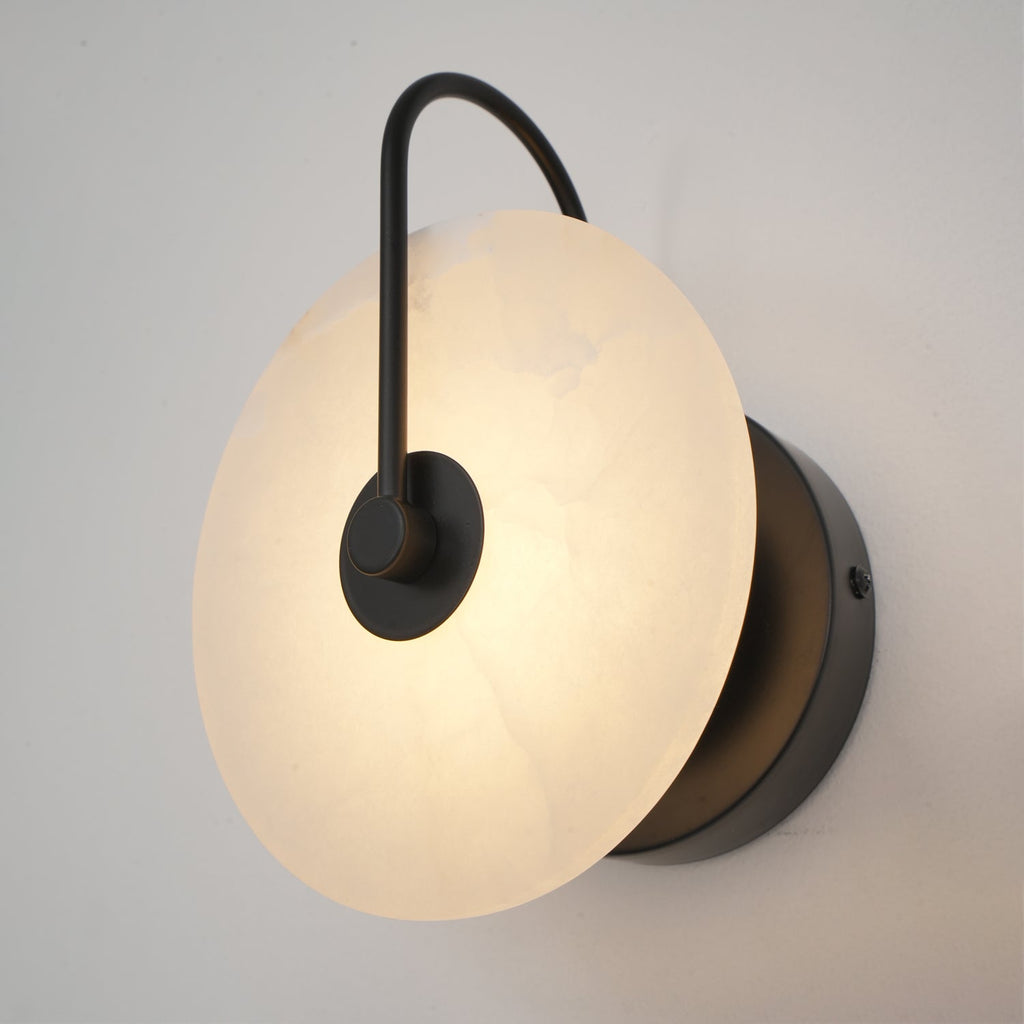 Alabaster LED Wall Light, Hardwired Wall Sconce, detail 54