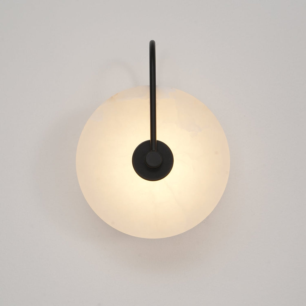 Alabaster LED Wall Light, Hardwired Wall Sconce, detail 49