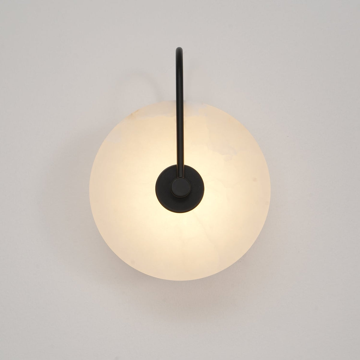 Alabaster LED Wall Light, Hardwired Wall Sconce, detail 49