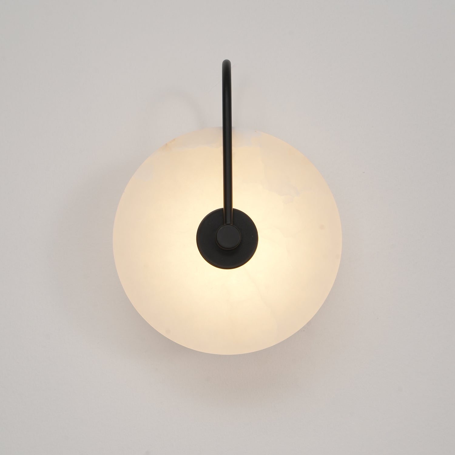 Alabaster LED Wall Light, Hardwired Wall Sconce, detail 49