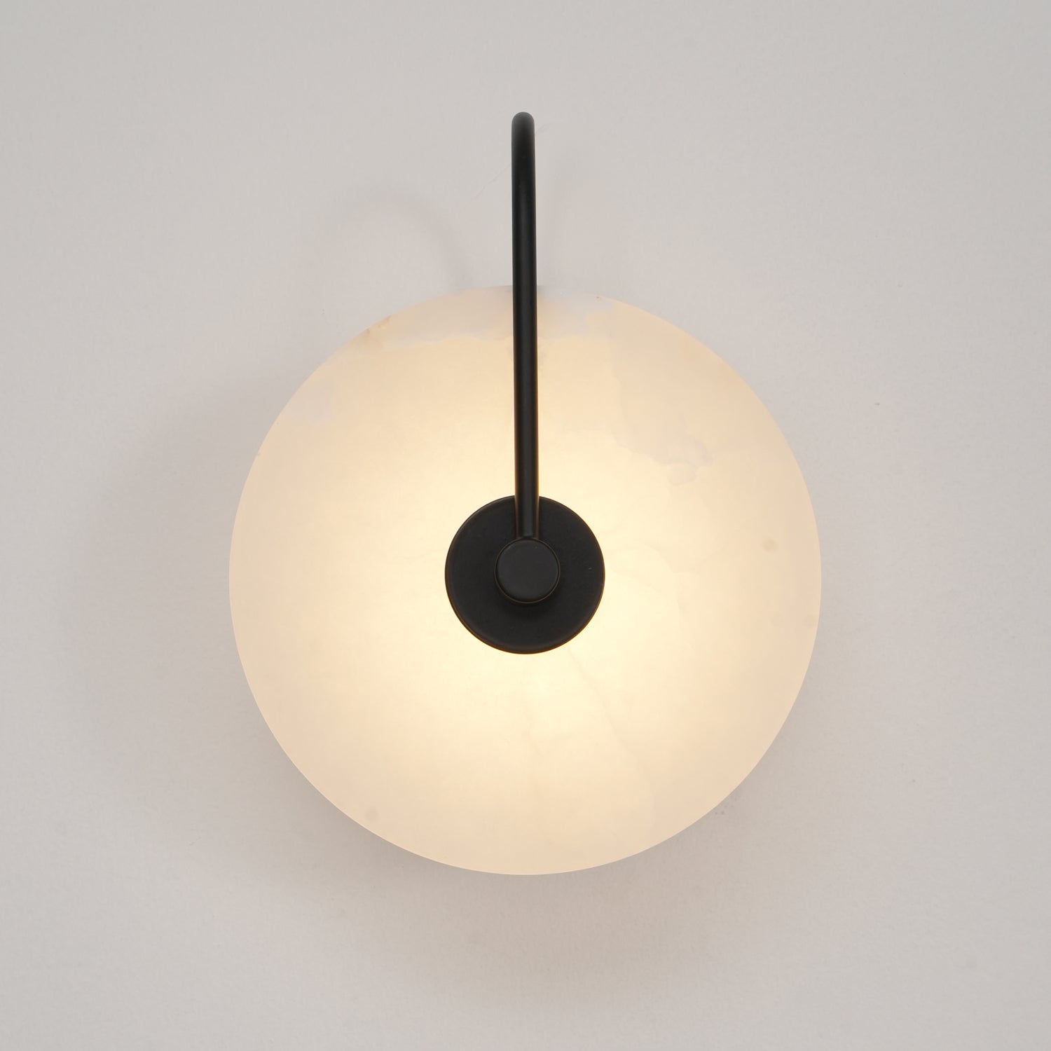 Alabaster LED Wall Light, Hardwired Wall Sconce, detail 10