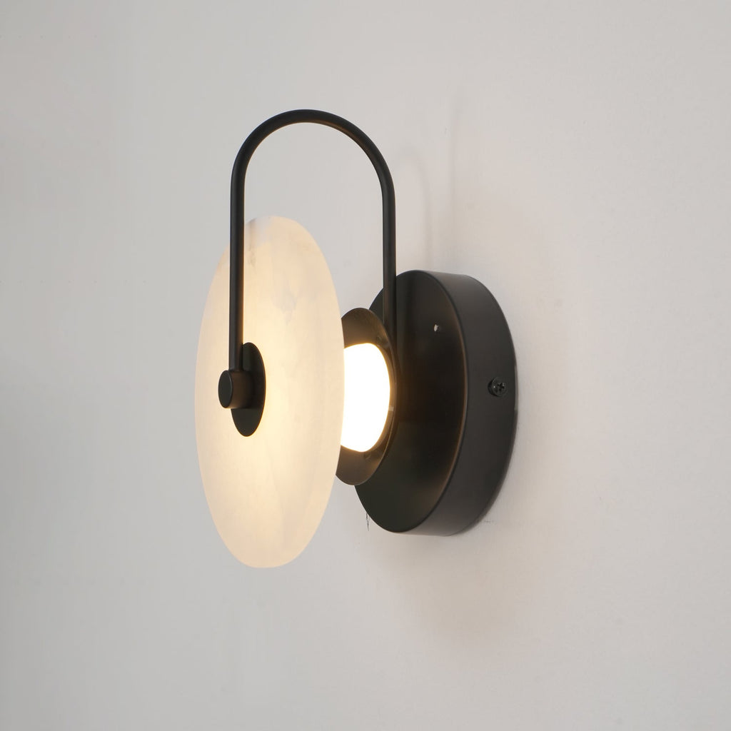 Alabaster LED Wall Light, Hardwired Wall Sconce, detail 53