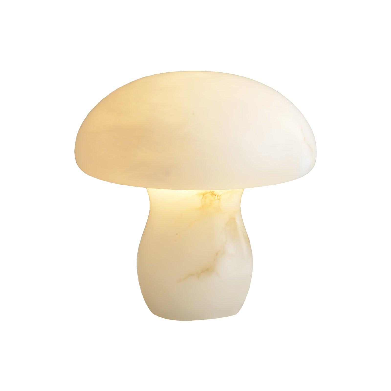 Alabaster Mushroom Table Light, Bedside Table Lamp, detail 21