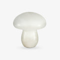 Alabaster Mushroom Table Light, Bedside Table Lamp, Brass, ∅ 11.8″ x H 11″